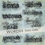 Teenage Girl Word Art