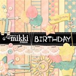 Birthday Kit & pages by Mikki
