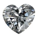 prom solo diamond heart