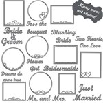 Wedding Wordart Mega Pack + frames 