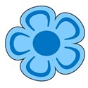 flower 1 blue