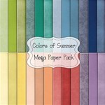 Colors of Summer Mega Paper Pack