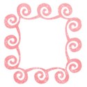 swirl frame pink