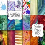 Creative Canvases ~ Painted Paper Pack