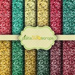 Christmas Glitter Papers