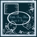 Little Boy Blue Swirls & Frames