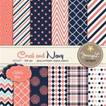 Coral and Navy Papers