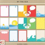 By the Sea - 4x3  Journal Cards