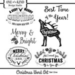 Christmas Word Art - Set One