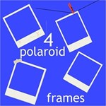 4 polaroid frames