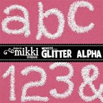 White Glitter Alpha by Mikki