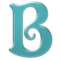 TEAL-LETTER-B-BCZ