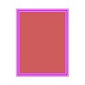frame pink rectangle p