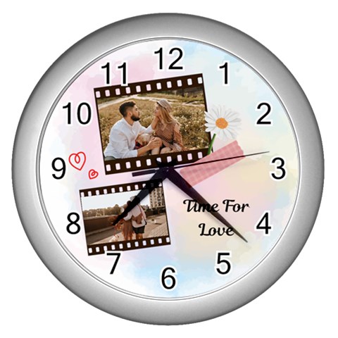 Personalized Film Photo Wall Clock By Katy Front
