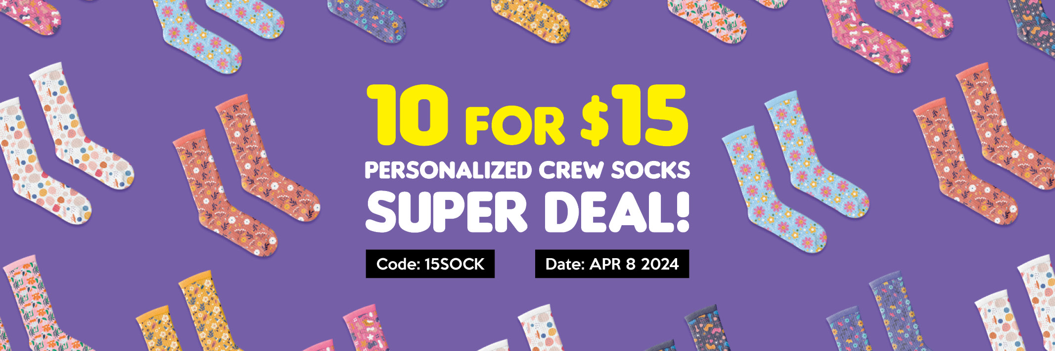 Custom Crew Socks Sale