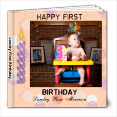 Landry First Birthday - 8x8 Photo Book (20 pages)