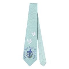 light blue church tie - Necktie (Two Side)