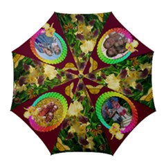 Golden Iris golf umbrella