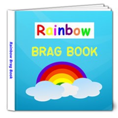 Dulux 8X8 Rainbow Brag Book - 8x8 Deluxe Photo Book (20 pages)