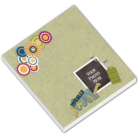 Totally Cool Memo Pad By Lisa Minor