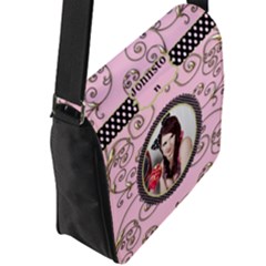 Flap Closure Messenger Bag (L) 