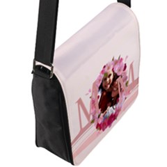 Flap Closure Messenger Bag (L) 