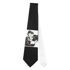 blk/wht jokerharley - Necktie (One Side)