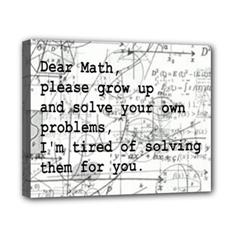 Math Grow up - Canvas 10  x 8  (Stretched)