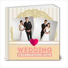 Wedding  gold Book - 6x6 Photo Book (20 pages)