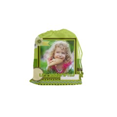 kids, play, family, fun, happy, nice - Drawstring Pouch (Small)