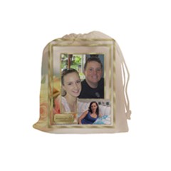 Our love Drawstring Pouch (large)