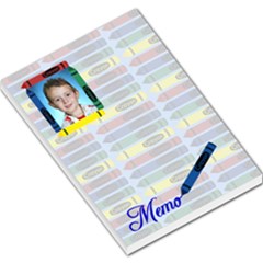 Crayon Large Memo Pad 2 - Large Memo Pads