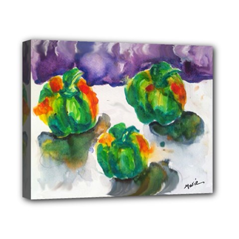 Green Pepper - Canvas 10  x 8  (Stretched)