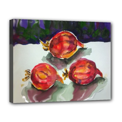 Red Onion - Canvas 14  x 11  (Stretched)