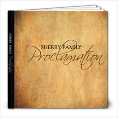 Sherry Proclamation Book - 8x8 Photo Book (20 pages)