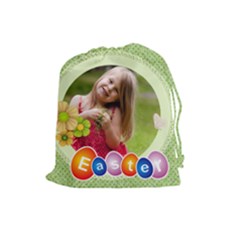 easter - Drawstring Pouch (Large)