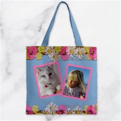 My Little Princess Zipper Grocery Tote Bag