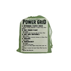 Power Grid Bags (M) - Black - Drawstring Pouch (Medium)