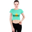 BIRD MOM Crew Neck Crop Top View1