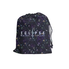 Eclipse Tiles Bag - Drawstring Pouch (Large)
