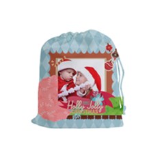 xmas - Drawstring Pouch (Large)