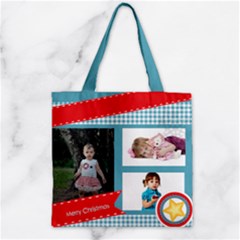 xmas - Zipper Grocery Tote Bag