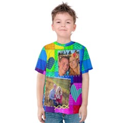 Rainbow Stitch Shirt - Kids  Cotton T-Shirt