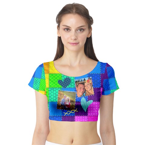 Short Sleeve Crop Top 