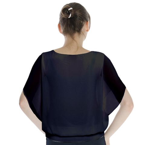 Batwing Chiffon Blouse 