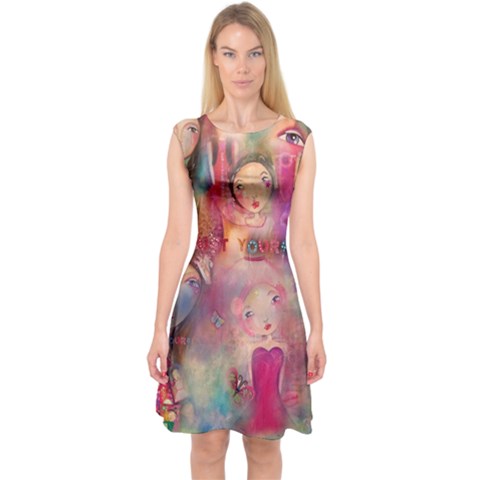 Capsleeve Midi Dress 