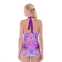 Boyleg Halter Swimsuit  