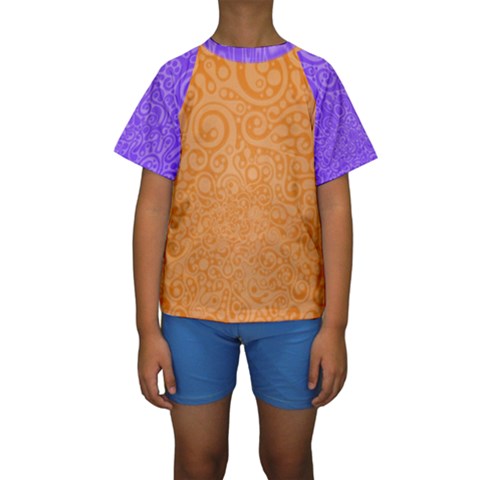 Kids  Short Sleeve Swimwear 