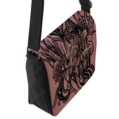 Flap Closure Messenger Bag (S) 