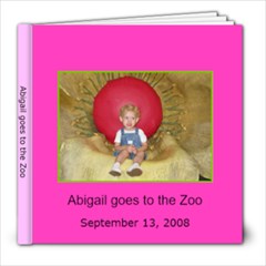 Abigail goes to Zoo Book - 8x8 Photo Book (20 pages)